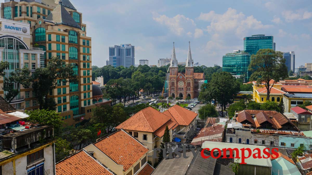 Saigon in 2017 from the Pittman Apartments rooftop